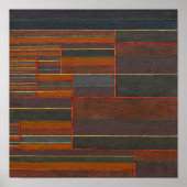 現在の6つの閾値、Paul Klee、抽象芸術 ポスター (正面)