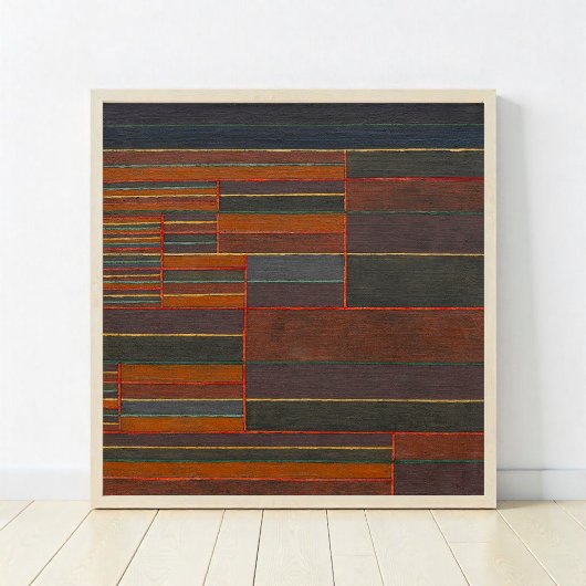 現在の6つの閾値、Paul Klee、抽象芸術 ポスター