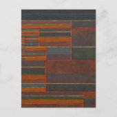 現在の6つの閾値、Paul Klee、抽象芸術 ポストカード (正面)