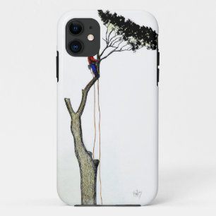 現在のChainsaw Gifの仕事でツリー外科医アルボリスト iPhone 11 ケース