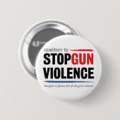 現在のCSGVのロゴ 缶バッジ (正面&裏面)