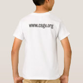 現在のCSGVのロゴ Tシャツ (裏面)