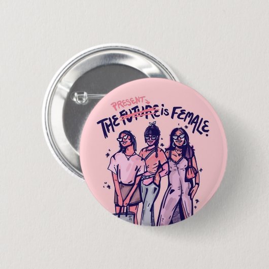 現在は未来です 缶バッジ (正面&裏面)