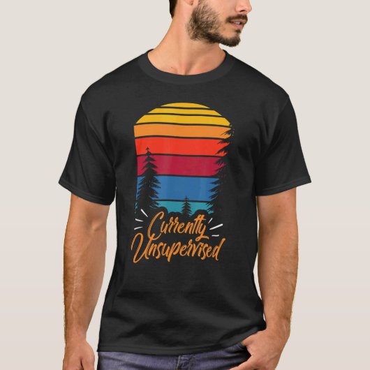 現在は監督されていない皮肉なことわざ Tシャツ (正面)