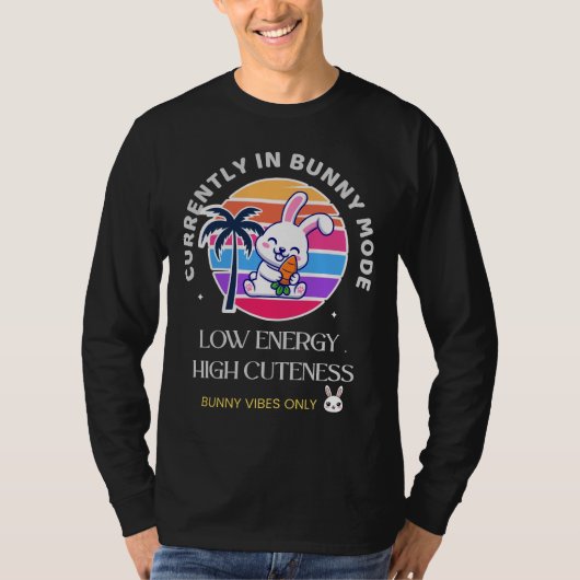 現在ウサギモード中 Tシャツ (正面)