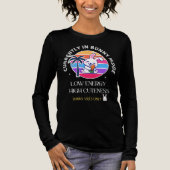 現在ウサギモード トライブレンドTシャツ (正面)