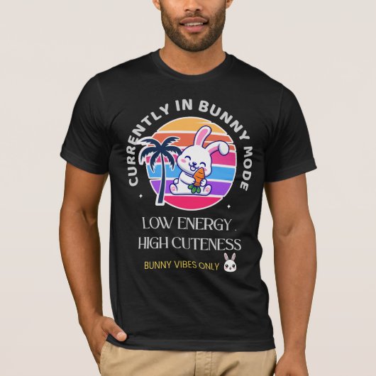 現在ウサギモード  Tシャツ (正面)