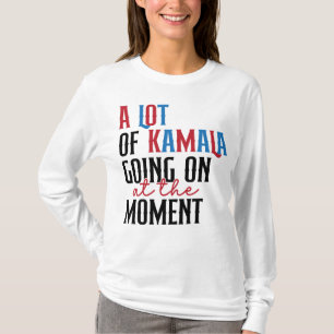 現在カマラの多くが行っている Tシャツ