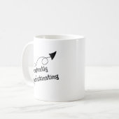 現在先送り矢印マグカップ コーヒーマグカップ (正面左)