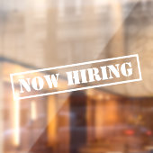 現在募集中 シンプルな斜めのプロフェッショナルなビジネス ウィンドウサイン (シート2)