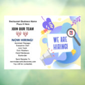 現在募集中！チームに参加しよう カスタム ウィンドウサイン (シート3)