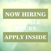 現在募集中！ ヘルプ募集 ビジネス 採用 スタッフ募集中 ウィンドウサイン (シート3)