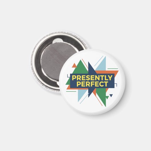 現在完璧な抽象芸術 モダン マグネット (正面/裏面)