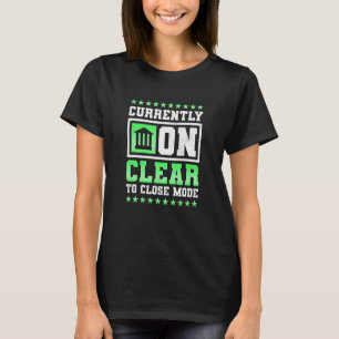 現在澄ん閉門融資担当者 Tシャツ