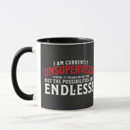 現在監督されていません マグカップ