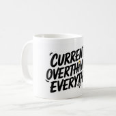 現在考え過ぎの コーヒーマグカップ (正面左)