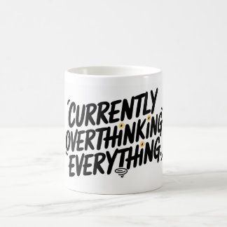 現在考え過ぎの コーヒーマグカップ