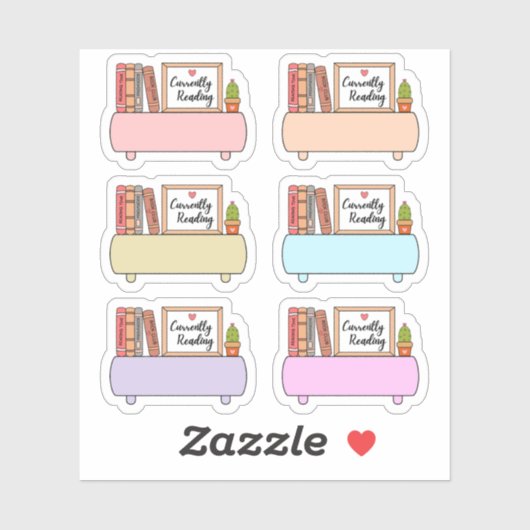 現在読んでいる本 チャレンジ 本棚 ラベル (シート)