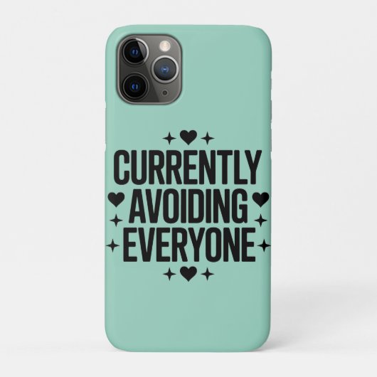 現在誰とも関わりたくないデザイン Case-Mate iPhoneケース (裏)