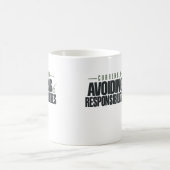 現在責任逃れ中 コーヒーマグカップ (中央)