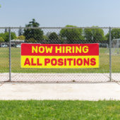 現在、すべての求職を救済採用する 横断幕 (インサイチュ)