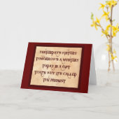 現在 カード (黄色い花)