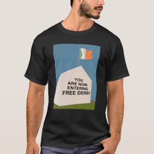 現在、無料のDerryフラグを入力している Tシャツ