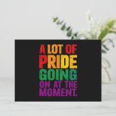 現在、LGBTプライド月間で多くのプライド行事が行われている 招待状 (スタンド正面)