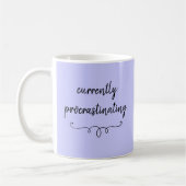 現在Periwinkle Purple Mugを先送りする コーヒーマグカップ (左)