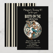 現地に足を運んで 招待状 (正面/裏面)