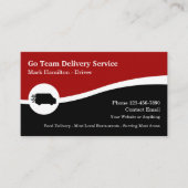 現地会社への配送 名刺 (正面)