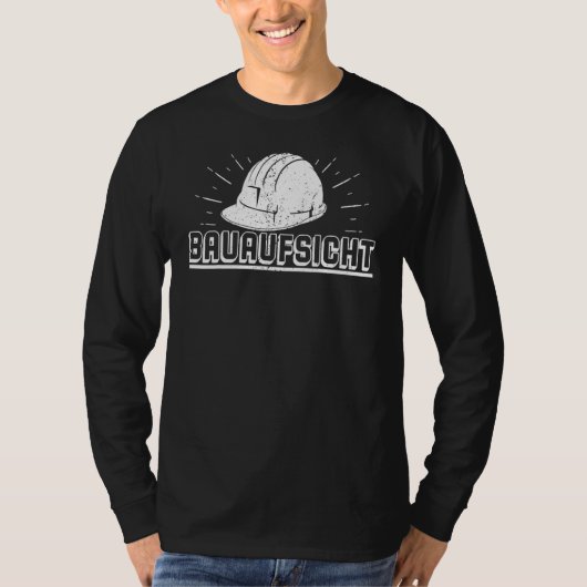 現場監督 ビルダー 建設業 建築 Tシャツ (正面)