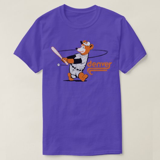現存するデンバーはマイナーリーグ野球を主宰1982 Tシャツ (デザイン正面)