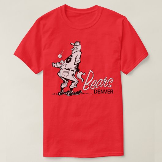 現存するデンバーはマイナーリーグ野球を持つ1962 Tシャツ (デザイン正面)