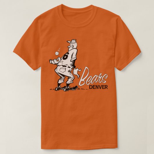 現存するデンバーはマイナーリーグ野球を持つ1962 Tシャツ (デザイン正面)