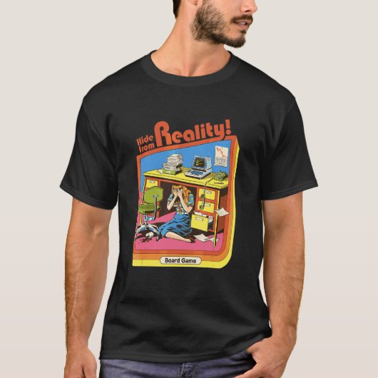 現実から隠れる Tシャツ (正面)