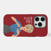 現実が呼び出された。私はつる上がった。 iPhoneケース (裏面横)