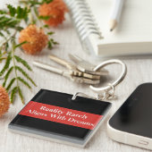 現実が夢とほとんど一致しない キーホルダー (正面右)