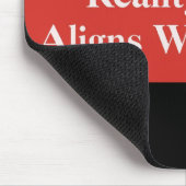 現実が夢とほとんど一致しない マウスパッド (コーナー)