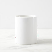 現実と向き合うのはやめろ 自分で創り出せ ステッカー1 コーヒーマグカップ (中央)