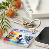 現実と夢の世界をつなぐ キーホルダー (正面右)