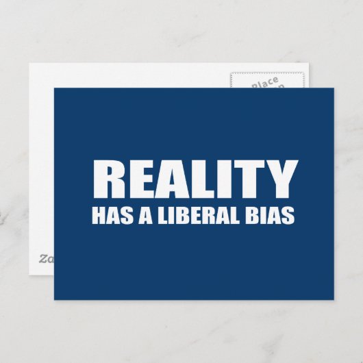 現実には偏自由主義のりがある ポストカード (正面/裏面)