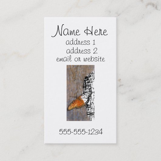 現実に歩んで下さい 名刺 (正面)