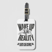 現実に目覚める ラゲッジタグ (正面縦)