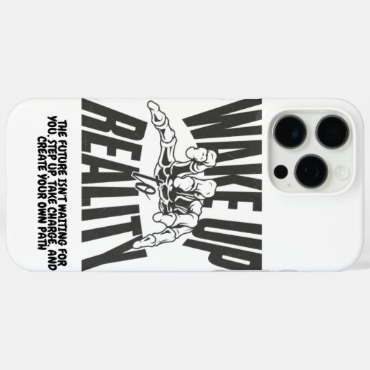 現実に目覚める Case-Mate iPhoneケース (裏面 (横))