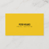 現実の会計士のための不動産の名刺 名刺 (裏面)