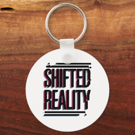 現実の変化 – タイムラインの不具合 キーホルダー (正面)