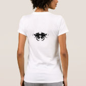 現実はちょうどRorschachのinkblot.です Tシャツ (裏面)