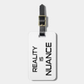 現実はニュアンス ラゲッジタグ (正面縦)