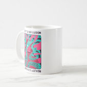 現実は幻想だ コーヒーマグカップ (正面左)